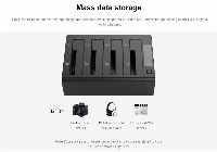 Докинг станция Orico 6648US3-C Storage HDD/SSD Dock/Duplicator 4 x 2.5" and 3.5" USB 3.0 Black