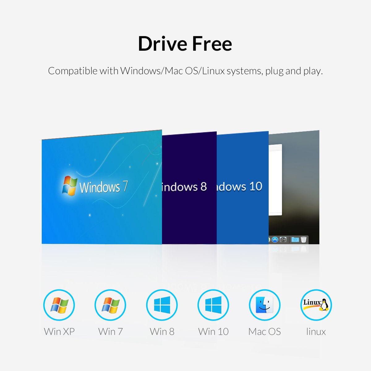 Адаптер Orico UTK-U3 USB 3.0 to LAN Gigabit 1000Mbps Black  