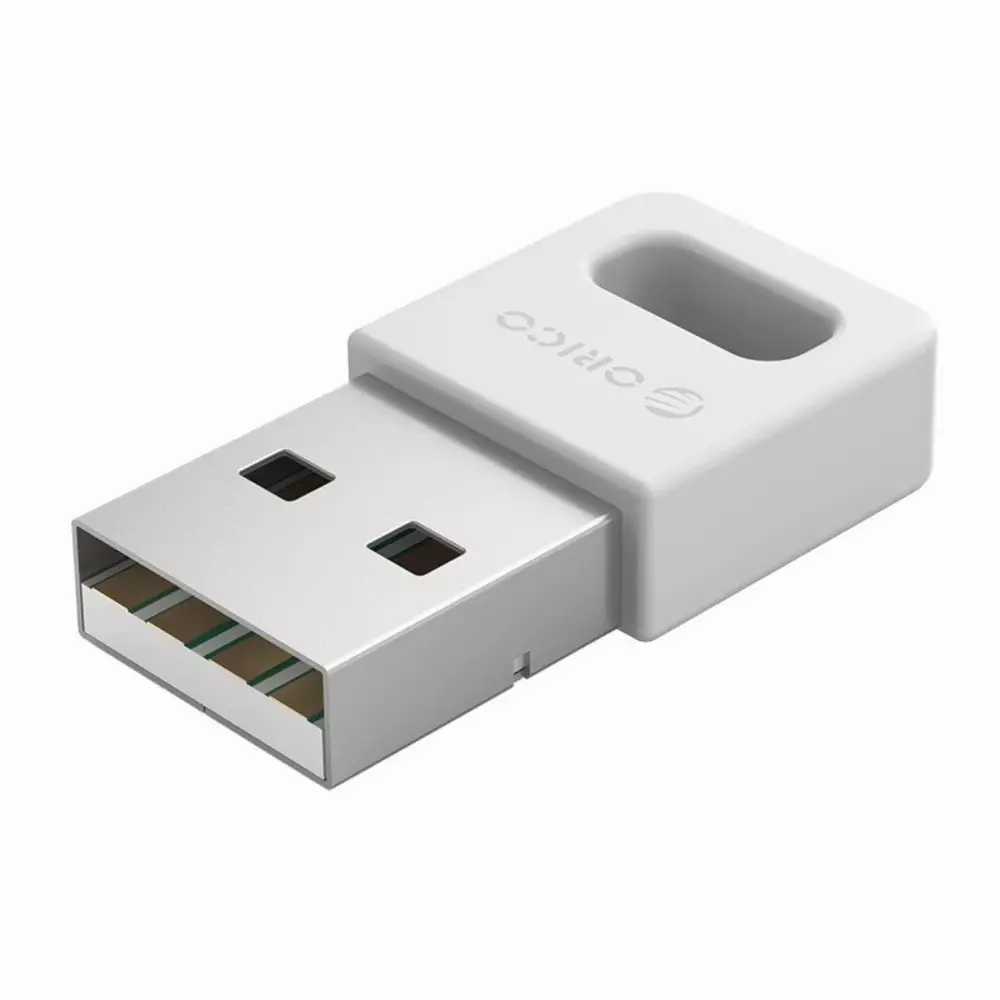 Блутут адаптер Orico BTA-409-WH Bluetooth 4.0 USB Adapter White  