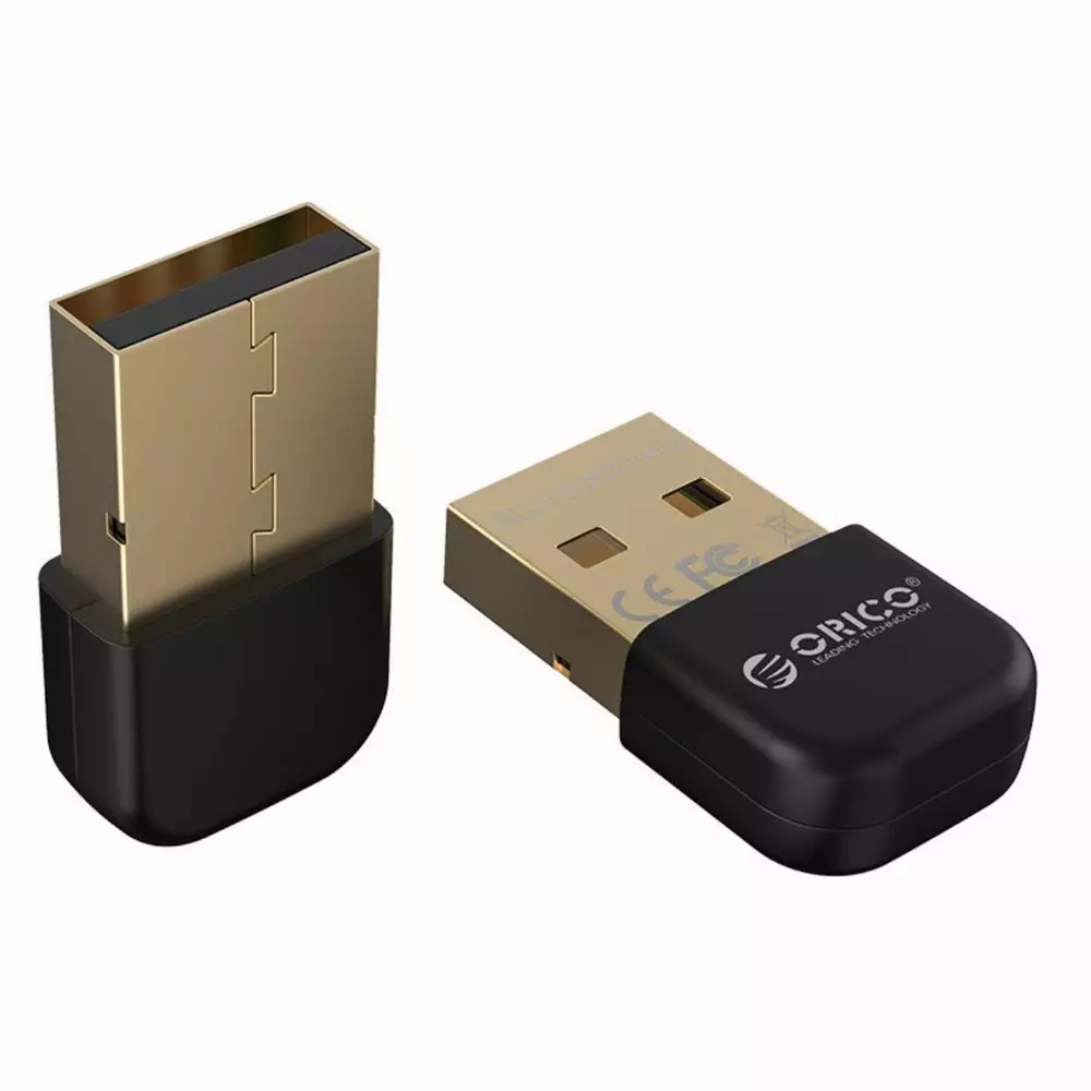 Блутут адаптер Orico BTA-403-BK Bluetooth 4.0 USB Adapter Blue 