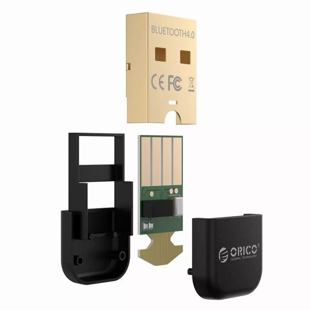 Блутут адаптер Orico BTA-403-BK Bluetooth 4.0 USB Adapter Blue 