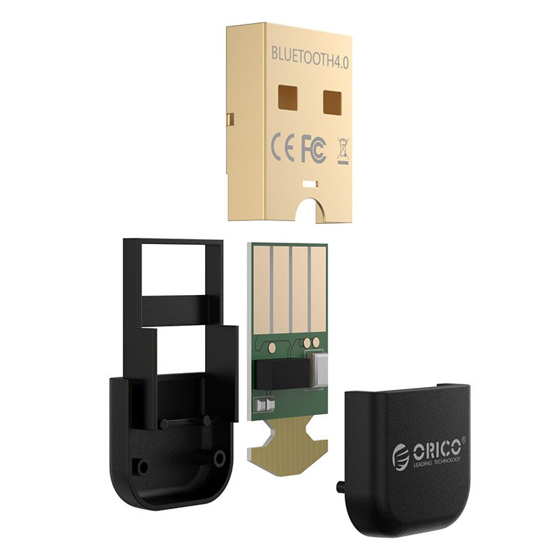 Блутут адаптер Orico BTA-403-BK Bluetooth 4.0 USB Adapter Blue 