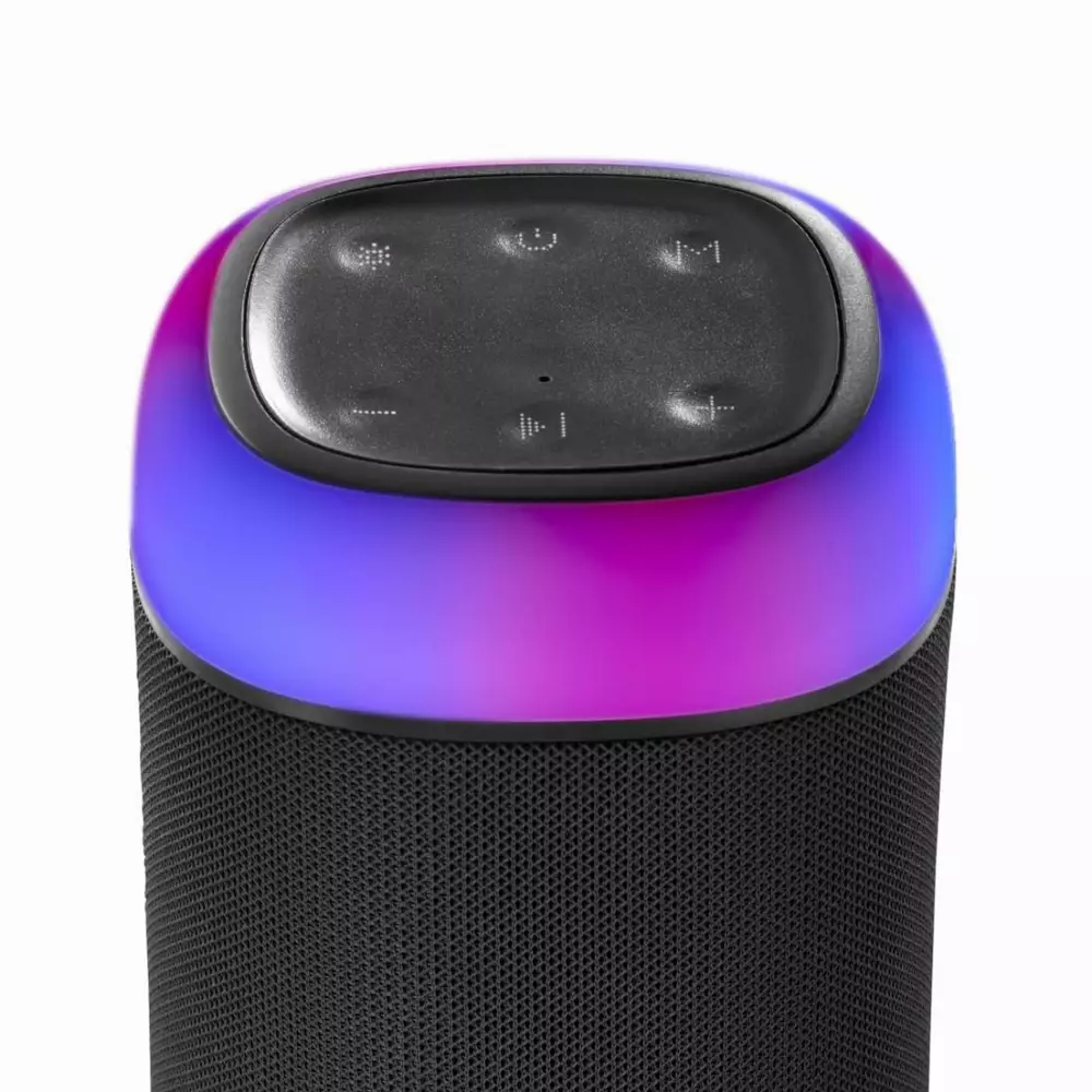 Блутут мобилна колонка HAMA Shine 2.0, 30W, LED, Защита от вода, Черен