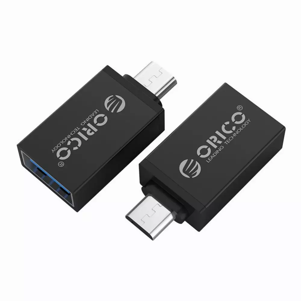 Orico преходник Adapter OTG -  USB Micro B to USB3.0 AF - CBT-UM01-BK