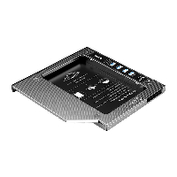 Orico тънко кади за лаптоп Laptop Caddy 9.0-9.5mm SATA3 with LED/switch - M95SS-SV