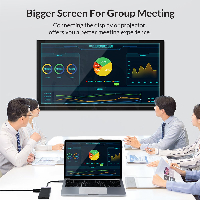 Orico докинг станция Type-C Docking Station Power Distribution 3.0 87W - HDMI, Type-C x 1, USB3.0 x 1, USB 2.0 x 2, LAN, SD, VGA, Audio - MDK-10P-BK