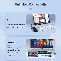 Orico докинг станция Type-C Docking Station Power Distribution 3.0 87W - HDMI, Type-C x 1, USB3.0 x 1, USB 2.0 x 2, LAN, SD, VGA, Audio - MDK-10P-BK