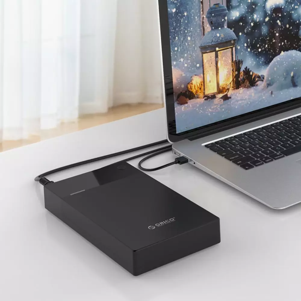 Външна кутия Orico 3599U3 Storage Case 3.5" USB 3.0 Power adapter Black