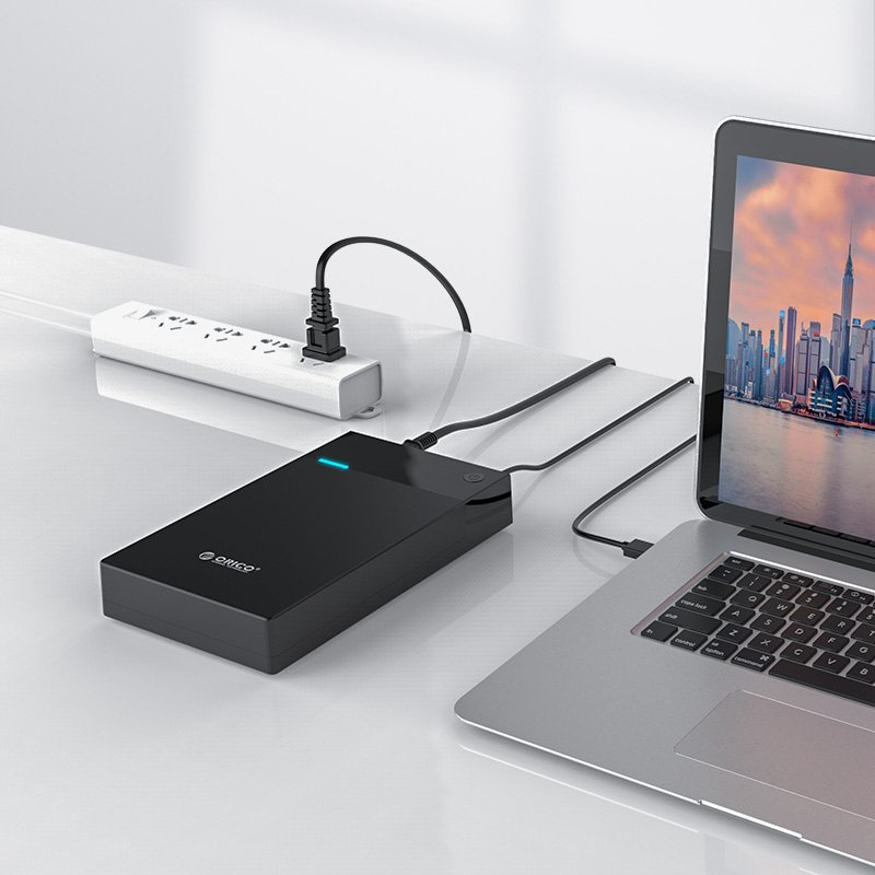 Boîtier externe Orico 3599U3 Storage Case 3.5" USB 3.0 Power adapter Black