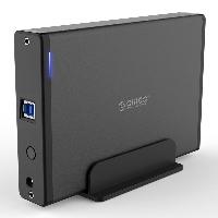 Външна кутия Orico 7688U3-BK Storage Case 3.5" Vertical USB 3.0 Power adapter Black 