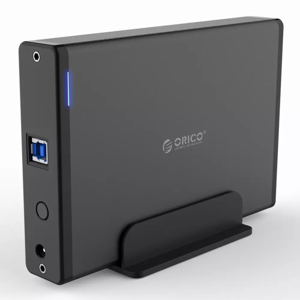 Външна кутия Orico 7688U3-BK Storage Case 3.5" Vertical USB 3.0 Power adapter Black 
