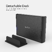 Външна кутия Orico 7688U3-BK Storage Case 3.5" Vertical USB 3.0 Power adapter Black 