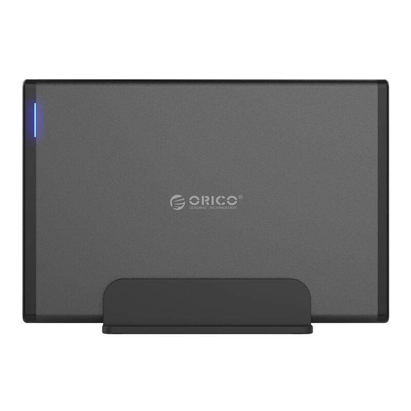 Външна кутия Orico 7688C3-BK Storage Case 3.5" Vertical USB 3.1 Type-C Power Adapter Black