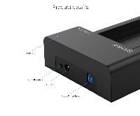Orico докинг станция Storage - HDD/SSD Dock - 2.5 and 3.5 inch USB3.0 - 6518US3-V2