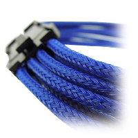 Оплетен кабел Gelid CA-8P-07 6+2pin VGA PCI-E Power extension cable 30cm Blue