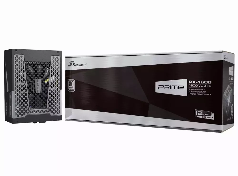 Захранване Seasonic PRIME PX-1600 (1600W) 80 Plus Platinum PCIe Gen 5 PSU - SSR-1600PD