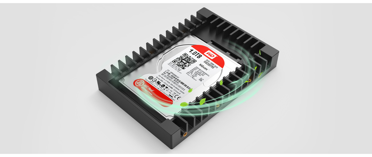 Orico caddy для жесткого диска HDD Caddy 2.5-to-3.5 inch - 1125SS-V1-BK-BP