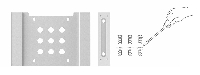 Orico Адаптер SSD/HDD bracket 2.5"/3.5"->5.25" - AC52535-1S
