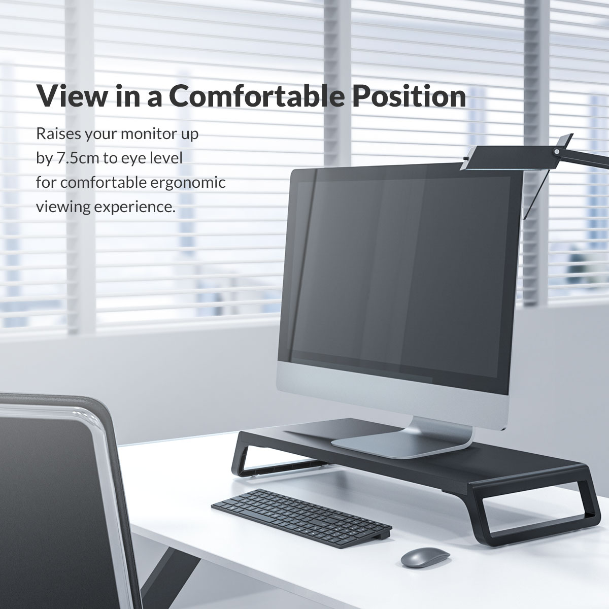 Orico Стойка за монитор Desk Monitor Stand - HSQ-M1-BK