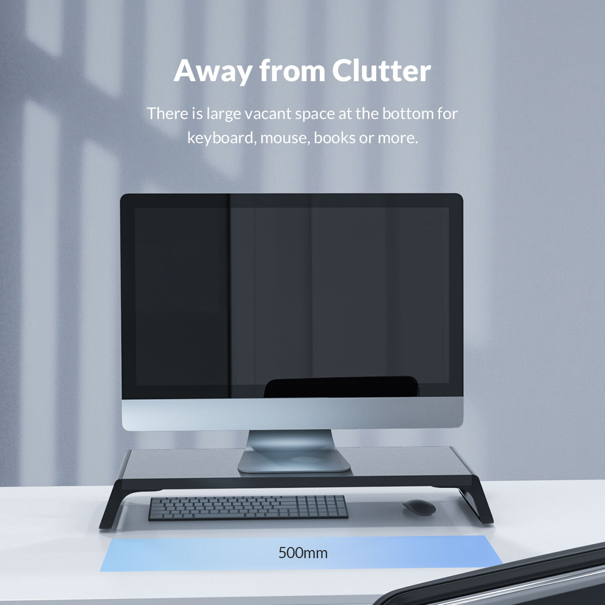 Orico Стойка за монитор Desk Monitor Stand - HSQ-M1-BK