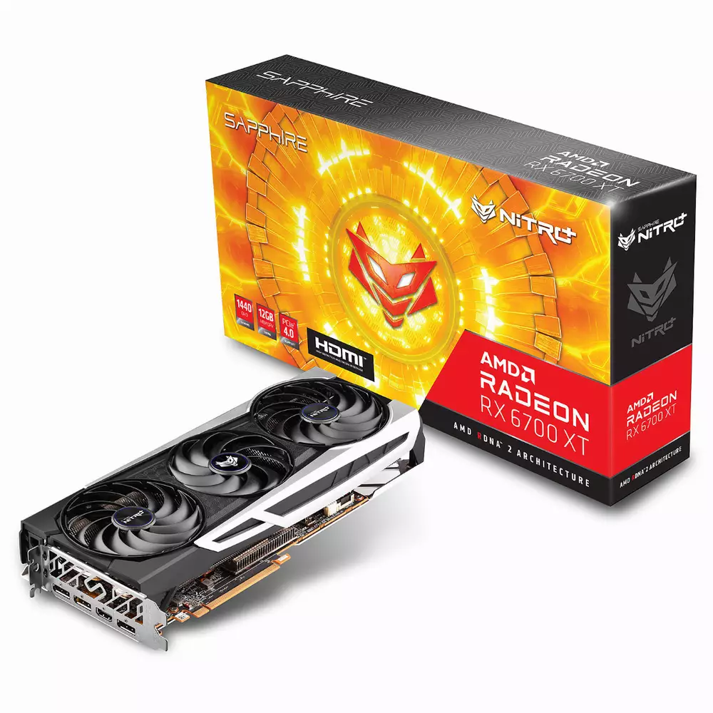 Видео карта Sapphire NITRO+ AMD Radeon RX 6700 XT Lite - 11306-08-20G