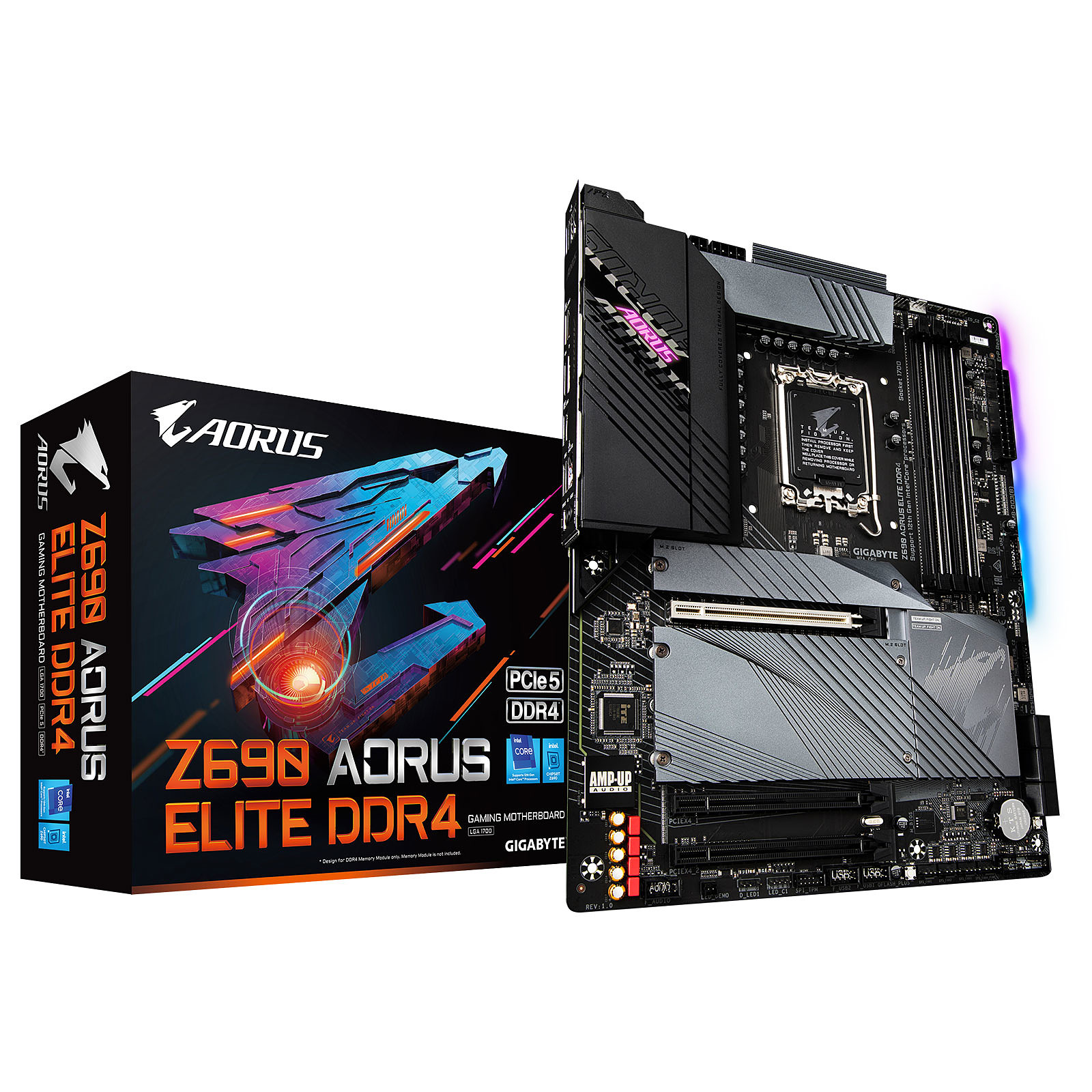 Дънна платка Gigabyte Z690 AORUS ELITE DDR4 LGA1700