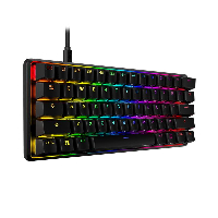 Геймърскa механична клавиатура HyperX Alloy Origins 60, HyperX Aqua суичове, Черен