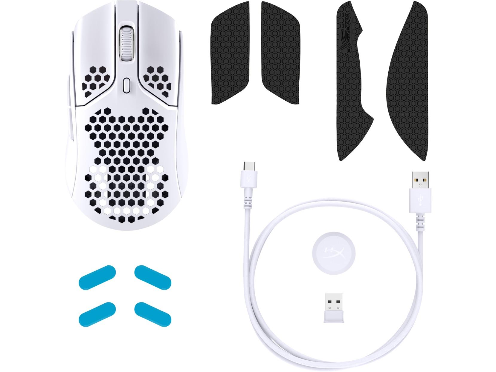 Геймърска мишка HyperX Pulsefire Haste Wireless White