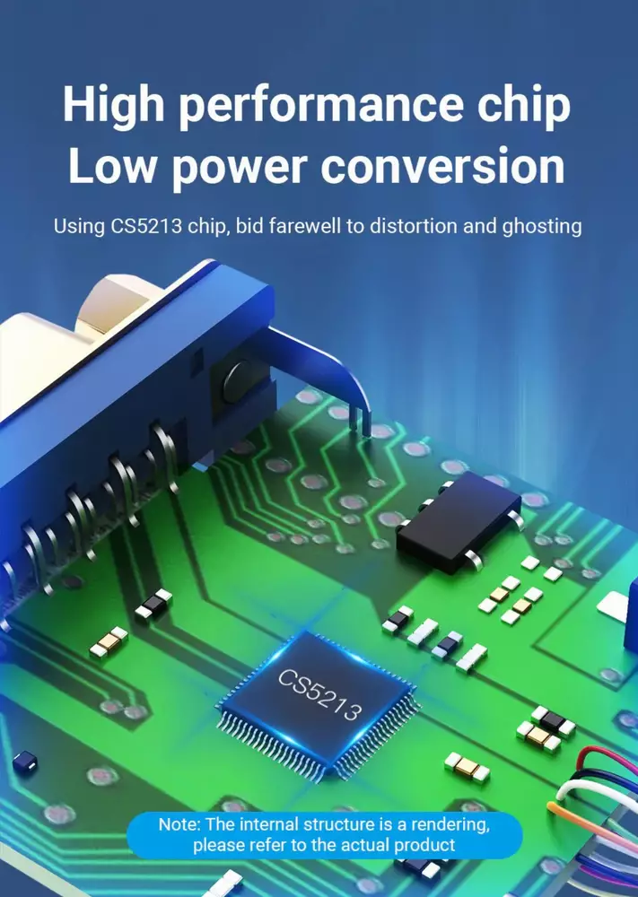 Vention адаптер Adapter HDMI M to VGA F - 42154