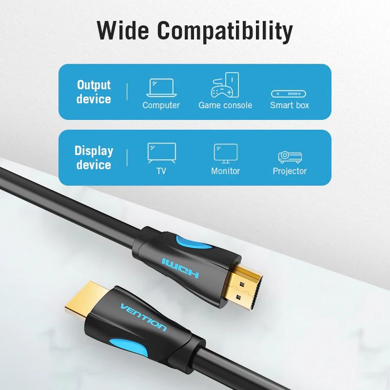 Vention cable Cable HDMI 2.0 15.0m - 4K/60Hz Black - VAA-M02-B1500