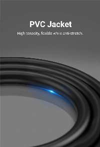 Vention Кабел за монитор Cable VGA HD15 M / M 2.0m Gold Plated, 2 Ferrites - DAEBH