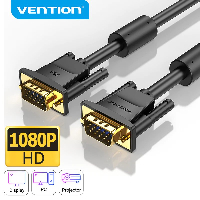 Vention Кабел за монитор Cable VGA HD15 M / M 1.0m Gold Plated, 2 Ferrites - DAEBF