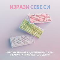 Геймърска механична клавиатура Logitech G G713 TKL Tactile RGB US Layout White - 920-010422
