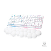 Геймърска механична клавиатура Logitech G G715 TKL Wireless Linear RGB US Layout White - 