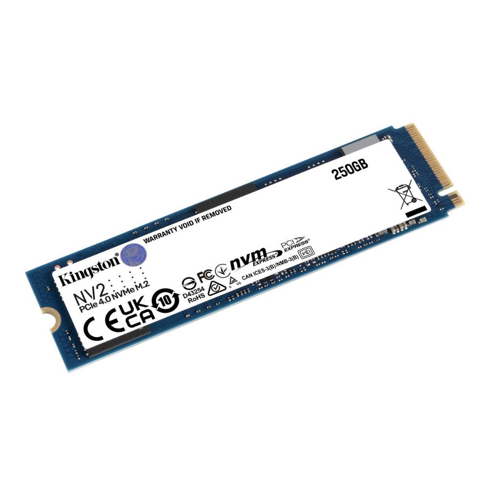 Диск SSD Kingston NV2 250GB M.2 2280 NVMe PCIe Gen 4.0 x4 - SNV2S/250G