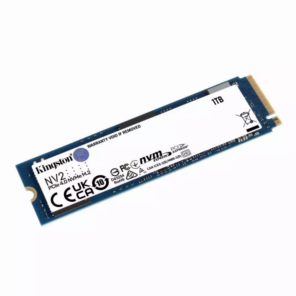 Диск SSD Kingston NV2 1TB M.2 2280 NVMe PCIe Gen 4.0 x4 - SNV2S/1000G