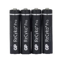 Акумулаторна Батерия GP R03 AAA 850mAh NiMH 85AAAHCB-EB4 RECYKO+ PRO до 1500 цикъла, 4 бр. в опаковка