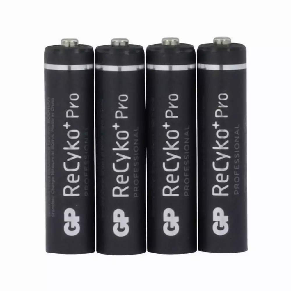 Акумулаторна Батерия GP R03 AAA 850mAh NiMH 85AAAHCB-EB4 RECYKO+ PRO до 1500 цикъла, 4 бр. в опаковка