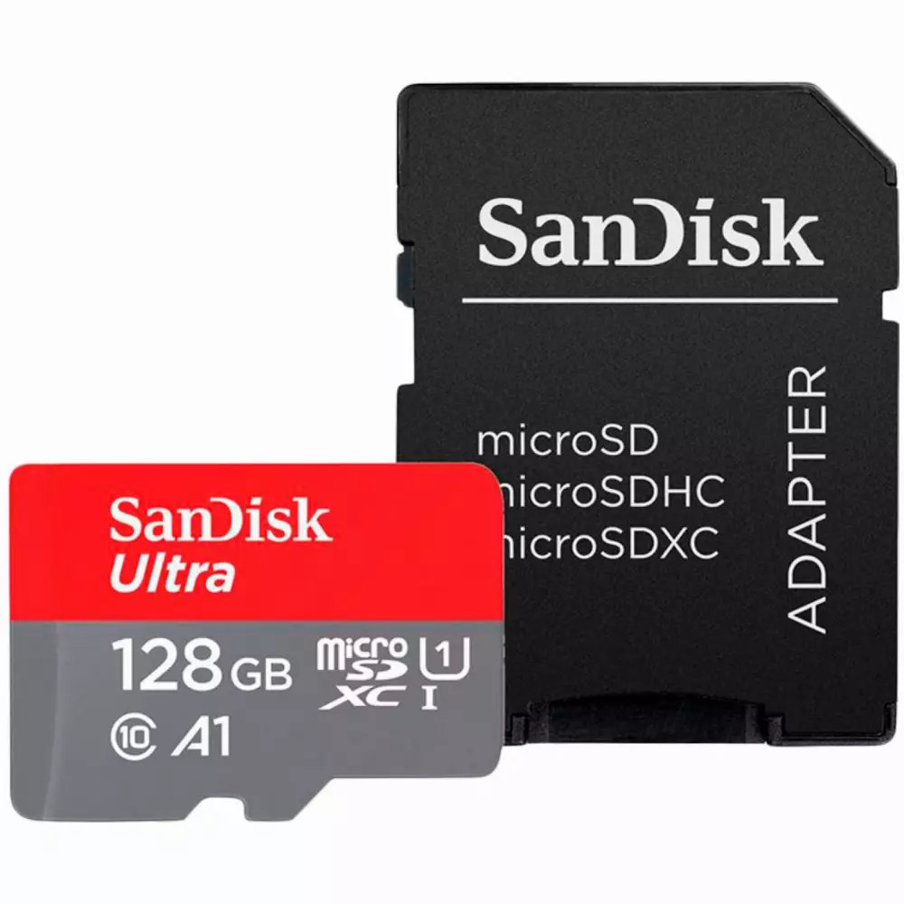 Memory card SanDisk Ultra microSDXC 128GB A1 UHS-I U1 Class 10 140MB/s Adapter