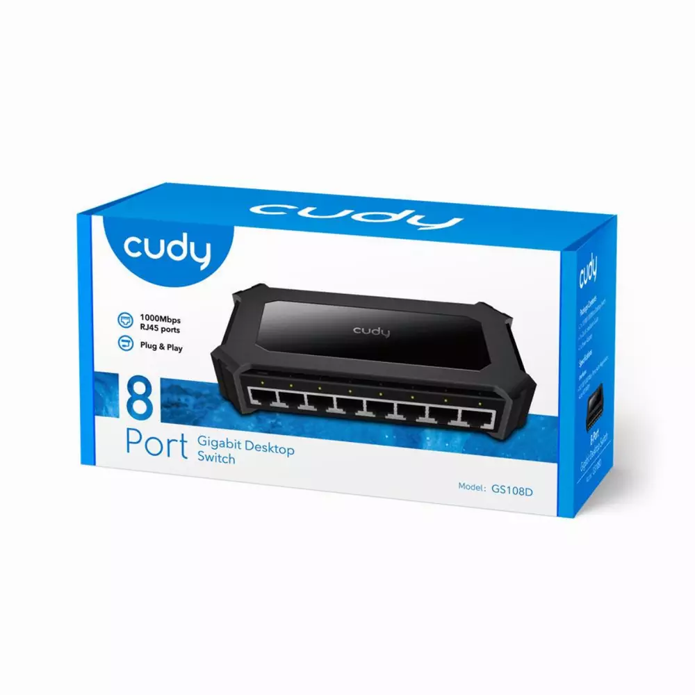 Суич Cudy GS108D 8 портов Gigabit
