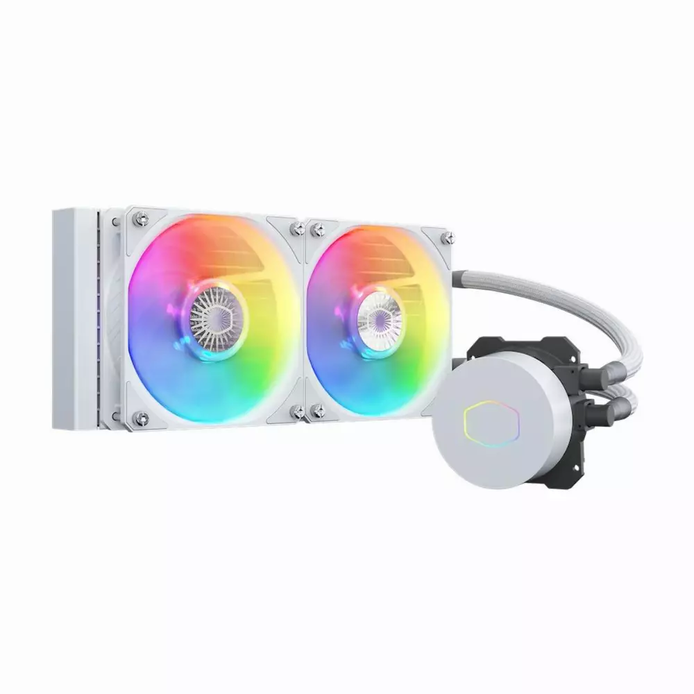 Водно охлаждане за процесор Cooler Master MasterLiquid ML240L ARGB V2 White Edition