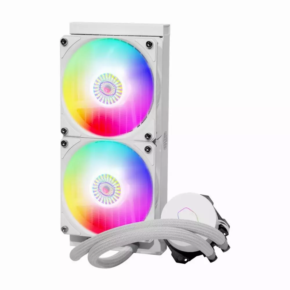 Водно охлаждане за процесор Cooler Master MasterLiquid ML240L ARGB V2 White Edition