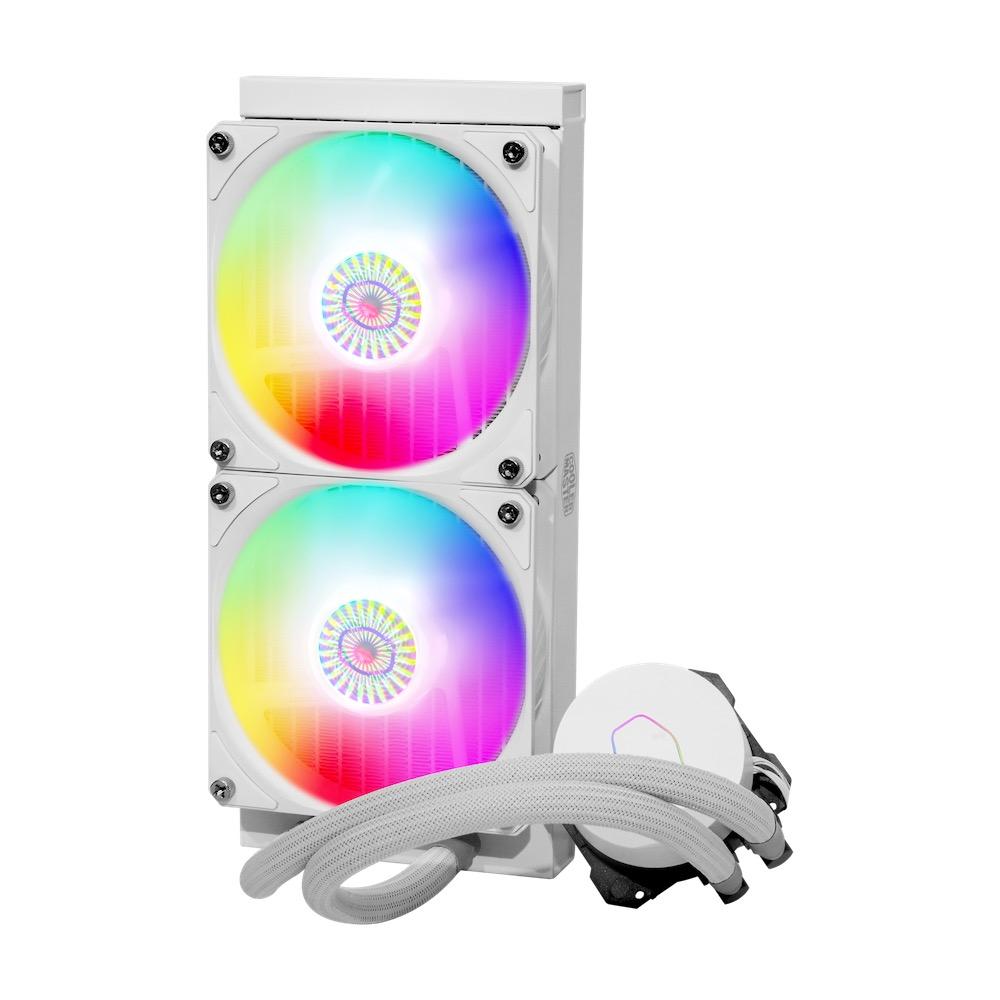 Водно охлаждане за процесор Cooler Master MasterLiquid ML240L ARGB V2 White Edition