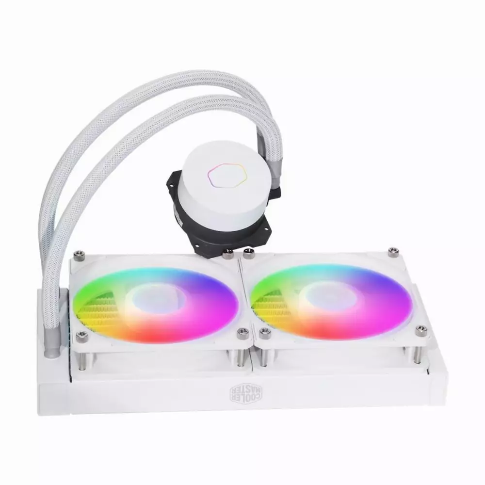 Водно охлаждане за процесор Cooler Master MasterLiquid ML240L ARGB V2 White Edition