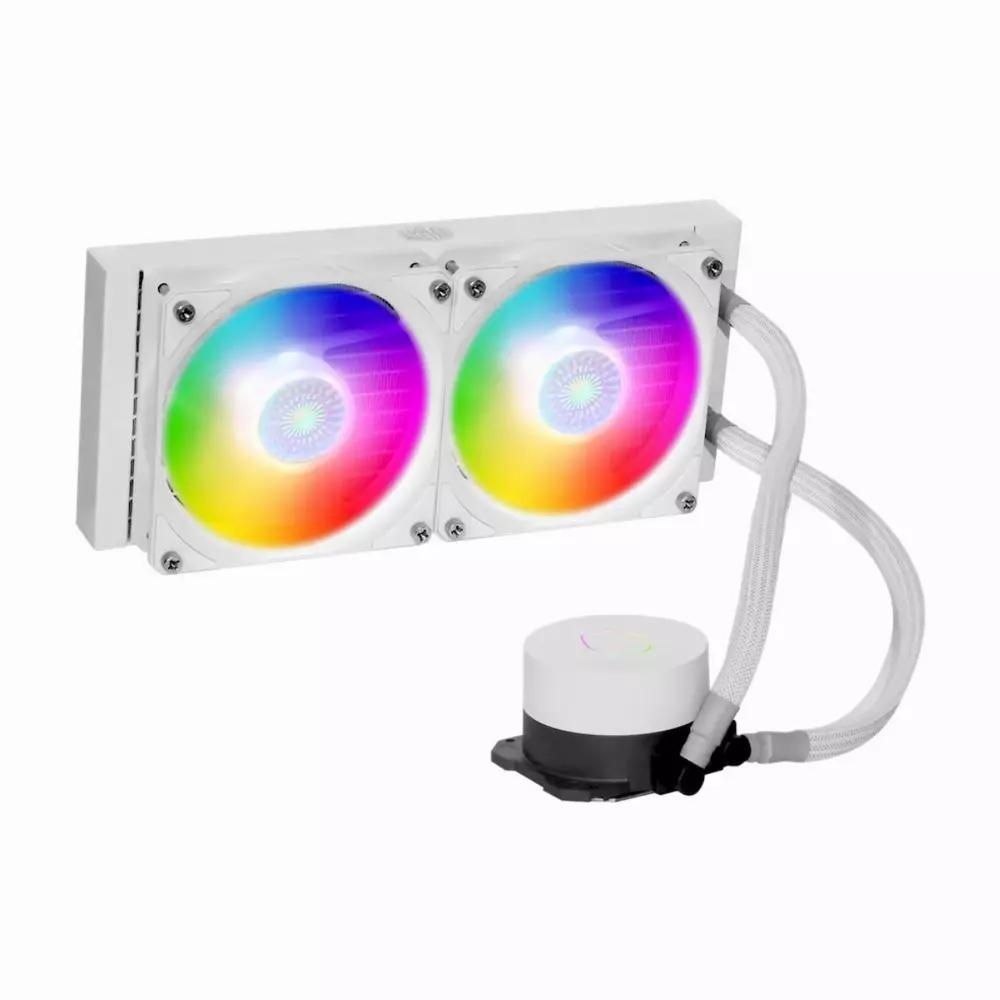 Водно охлаждане за процесор Cooler Master MasterLiquid ML240L ARGB V2 White Edition