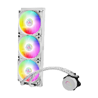 Водно охлаждане за процесор Cooler Master MasterLiquid ML360L ARGB V2 White Edition