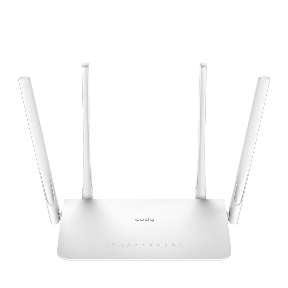 Безжичен рутер CUDY WR1300 AC1200 Dual Band Wi-Fi Router