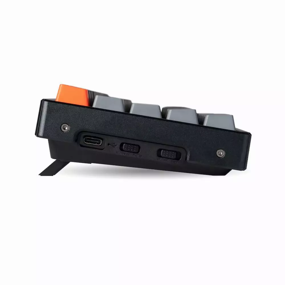 Геймърска механична клавиатура Keychron K12 Hot-Swappable Aluminum 60% Gateron Blue Switch RGB LED ABS