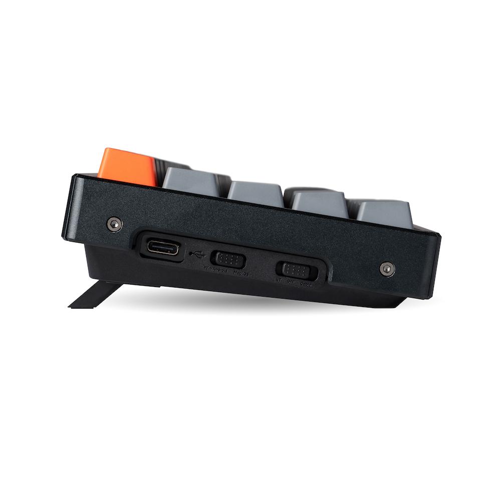Геймърска механична клавиатура Keychron K12 Hot-Swappable Aluminum 60% Gateron Blue Switch RGB LED ABS