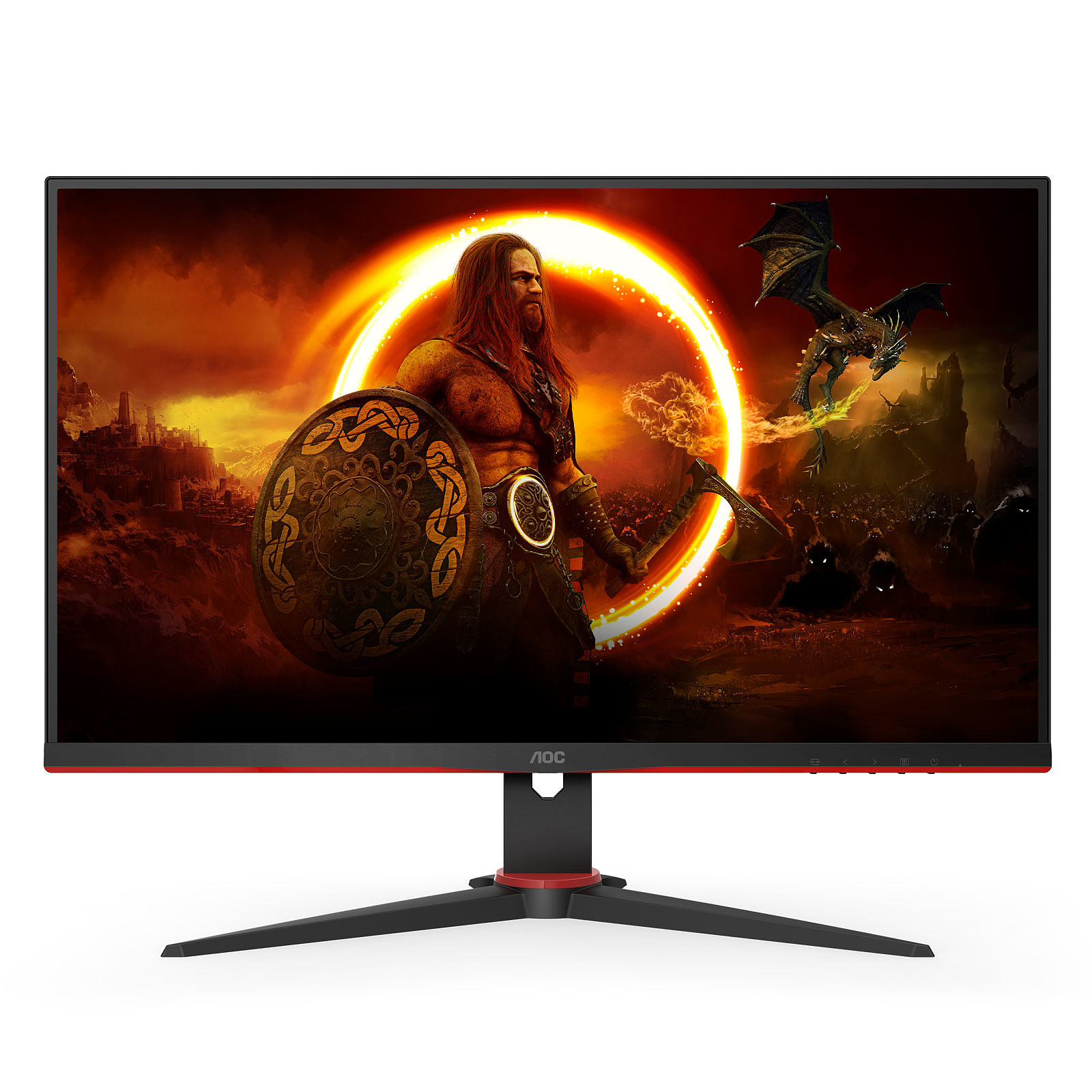 Монитор AOC 24G2SAE/BK 23.8", VA, FHD 1920x1080, 165Hz, 1ms, AMD Freesync Premium